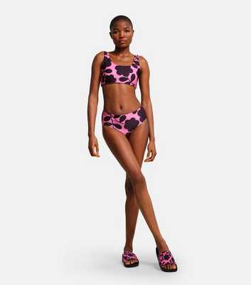 Regatta Orla Kiely Pink Floral Reversible Bikini Set