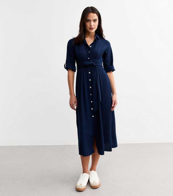 linen dress pants heipeiwa Women's Casual High Waist Wide Leg Straight Cotton Kaley Sweater Mini Dress HeightxSize:5'3