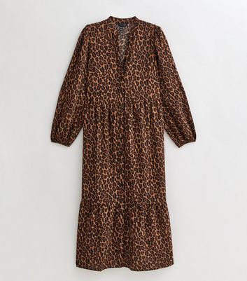 NEW Parker Animal Print Smock Top Blouse Tan Brown Size outlet XS