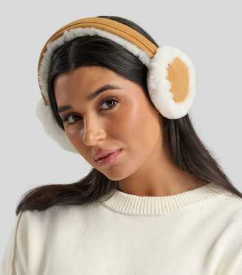 South Beach Tan Sheepskin Earmuffs