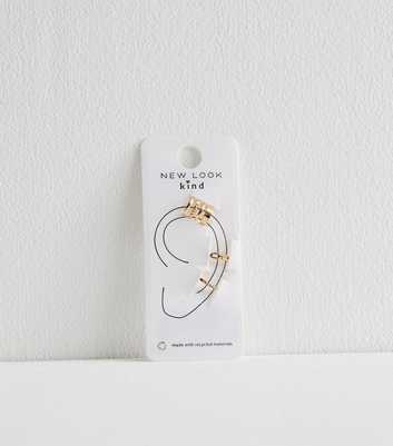 4 Pack of Gold-Tone Ear Cuffs Set