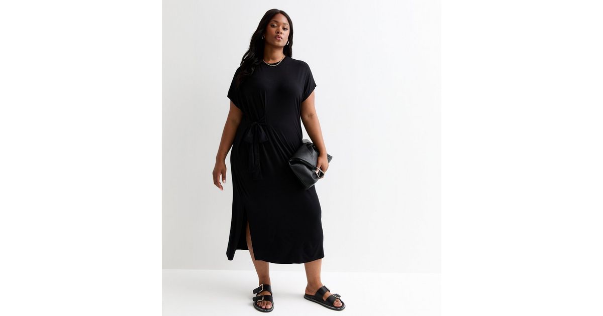 curve black tie dresses