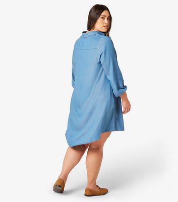 Apricot denim dress best sale