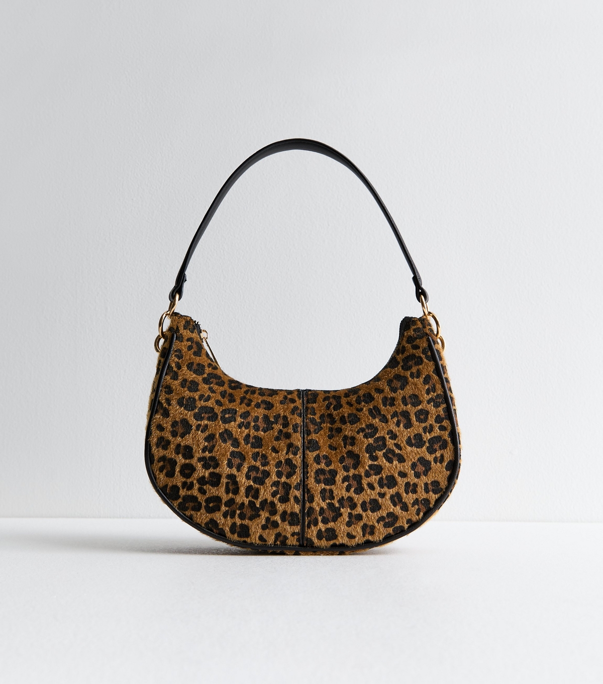 Brown Leopard Print Shoulder Bag New Look