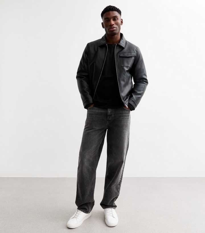 Grey Relaxed Denim Jeans