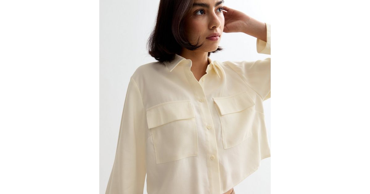 OFF WHITE TWILL DENIM TOP main image 1