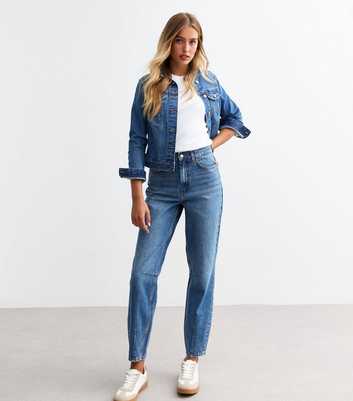 Tall Blue Barrel Leg Jeans