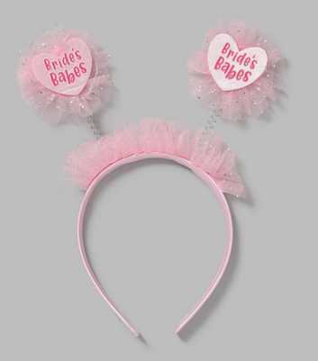 Muse Mid Pink Tulle Bride's Babes Headband
