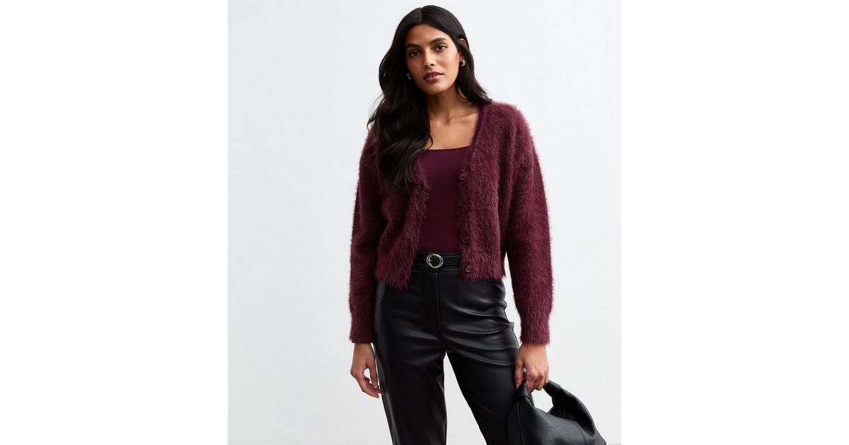 [unisex] Fluffy button cardigan