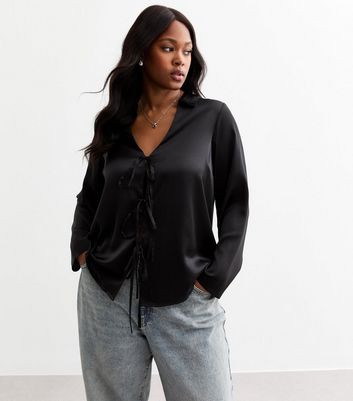 black tie knot shirt