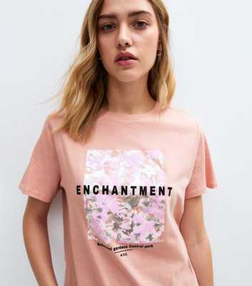 Pink Enchantment Floral Print T-Shirt