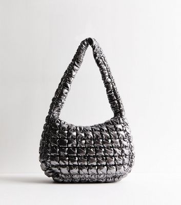 Silver strap bag sale