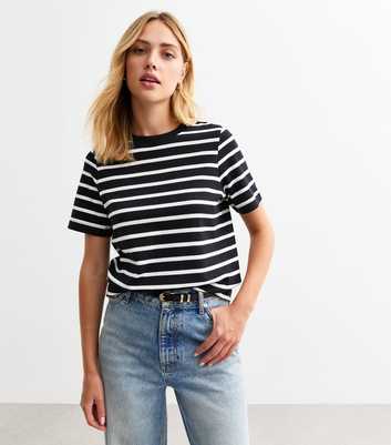 Black Striped Premium T-Shirt