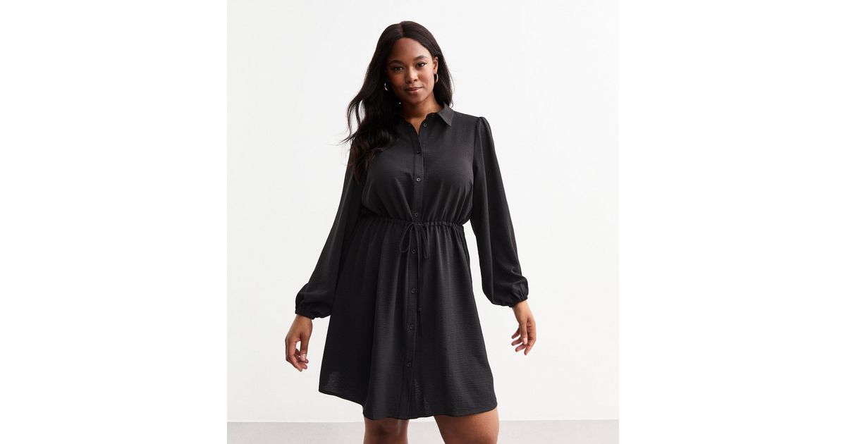 Drawstring Waist Mini Dress main image 0