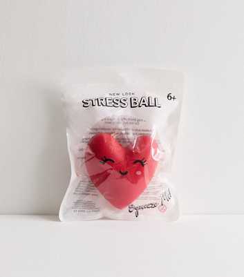 Red Heart Shaped Foam Stress Ball