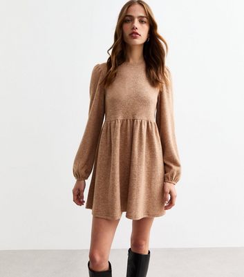 Stone Dresses Beige Camel Dresses New Look