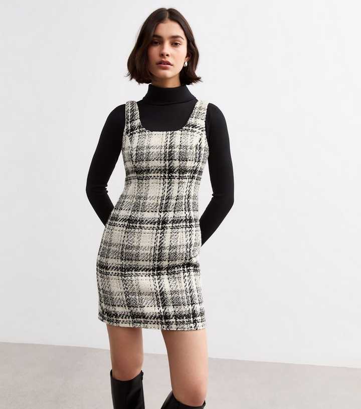 Boucle Dress New Look Pinafore Dress Uk Curves Black Cord Square Neck Mini Pinafore Dress New Look