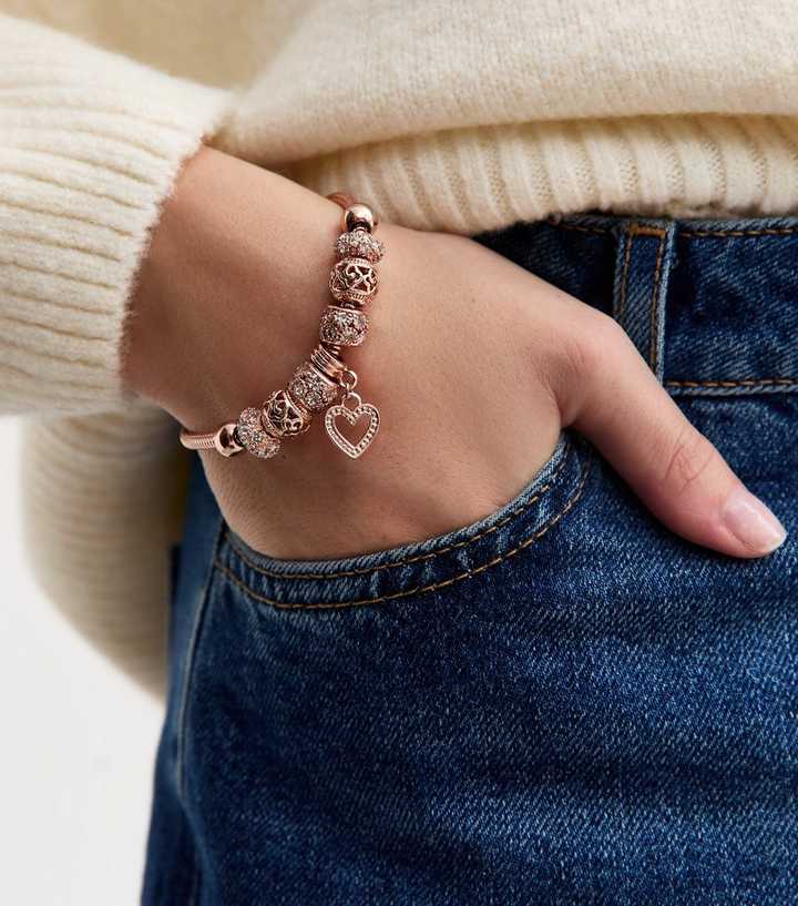 Charm Bracelet Pandora Sister Charm Rose Gold Pandora Charms For - Main Image