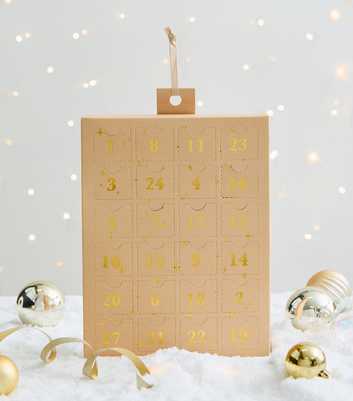 Gold Tone Jewellery Advent Calendar