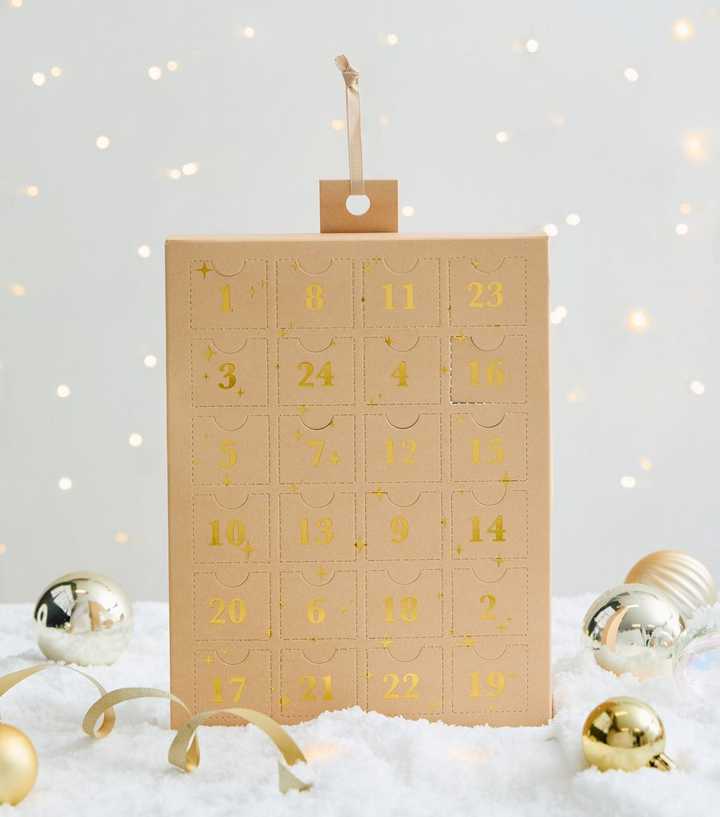Gold Tone Jewellery Advent Calendar