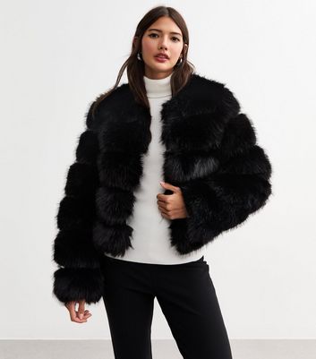 New look faux fur coat online