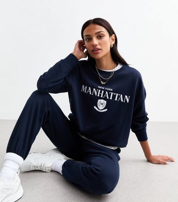 New look slogan sweatshirt on sale