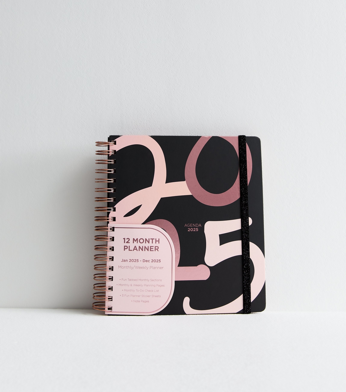 2025 12 Month Planner Agenda Notebook School New Look