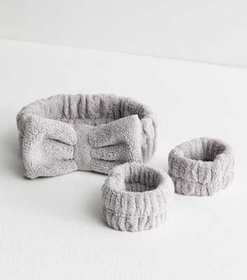 Grey Beauty Headband and Wrist Cuffs