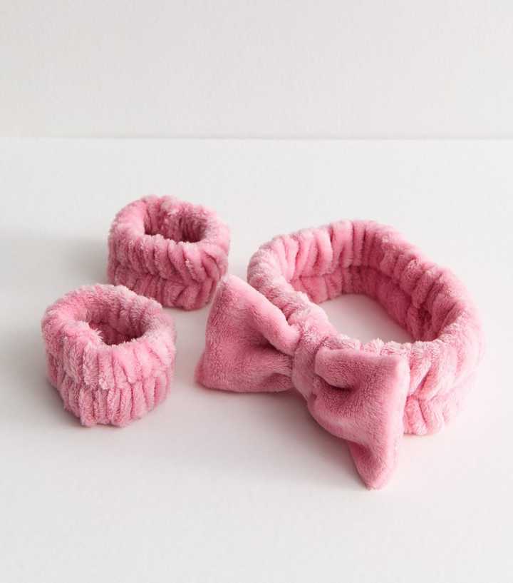 Pink Beauty Headband and Cuff Set