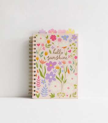 Pink Hello Sunshine A5 Lined Notepad