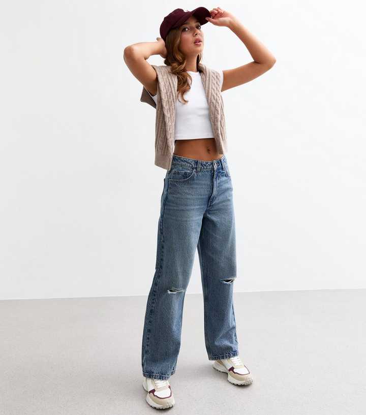 Ripped Jeans Cheap Jeans Girls Rolanko Trouser Ripped Jeans For