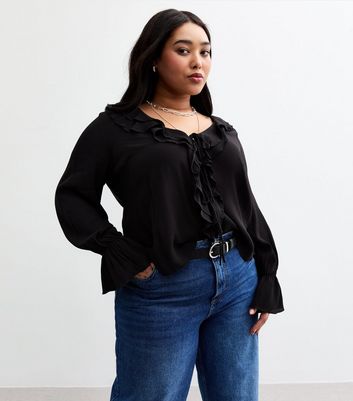 new look ruffle top