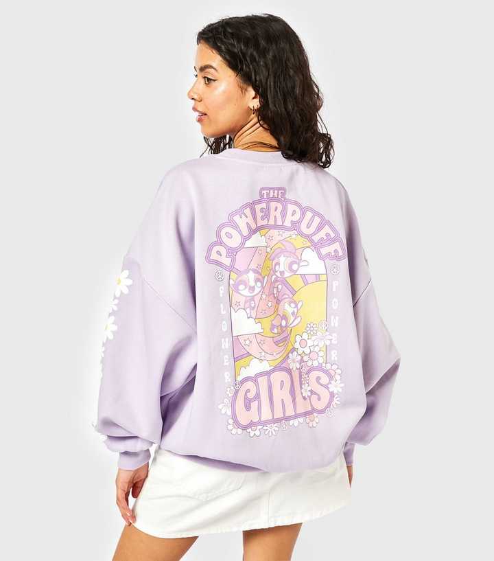Skinnydip Lilac Powerpuff Girls Sweatshirt
