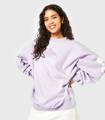 Skinnydip Lilac Powerpuff Girls Sweatshirt New Look