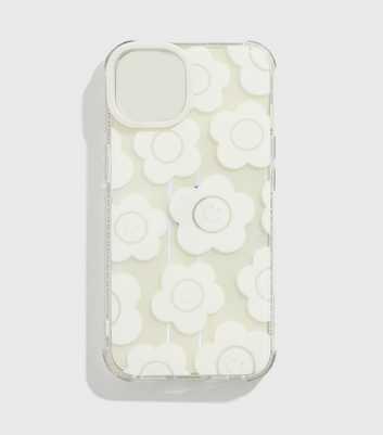 Skinnydip White Happy Flower Shock iPhone Case