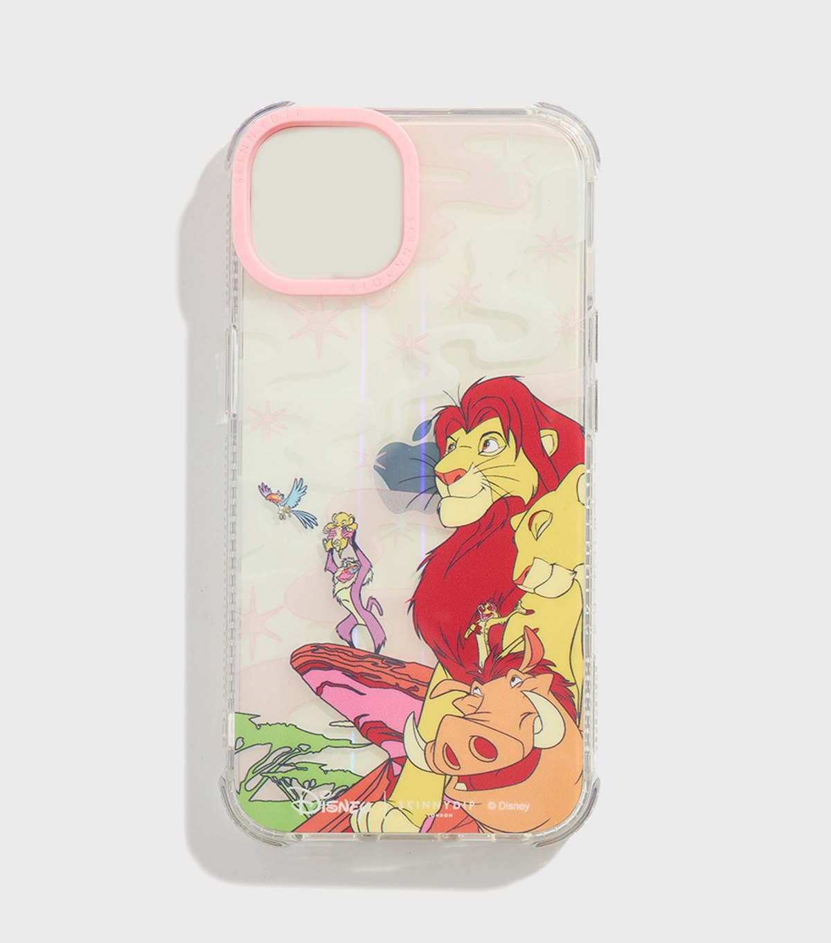 Pink The Lion King Print iPhone Case Skinnydip New Look