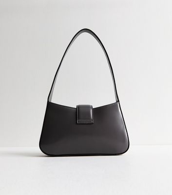 Large grey shoulder bag sales