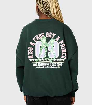 Skinnydip Green Jersey Princess And The Frog Sweatshirt