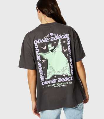 Skinnydip Dark Grey Jersey Oogie Boogie T-Shirt