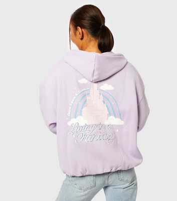 Skinnydip Lilac Living in a Fantasy Oversized Hoodie 