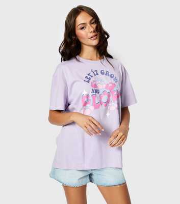 Skinnydip Purple Jersey Let It Grow And Glow Jersey T-Shirt