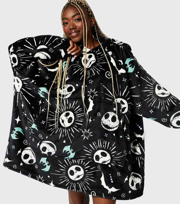 Skinnydip Black Disney Nightmare Before Christmas Jack Fleece
