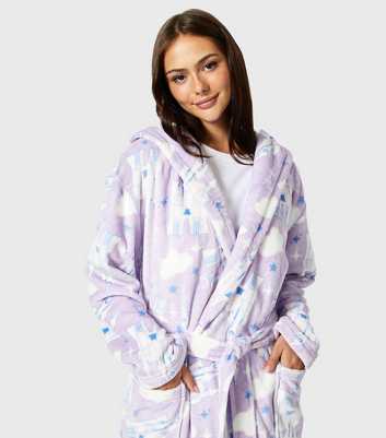 Skinnydip Lilac Disney Living Fantasy Dressing Gown 