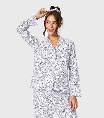 Skinnydip Lilac Miffy Scrunchie Pyjama Set