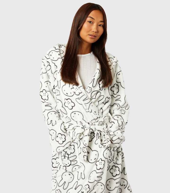 Skinnydip White Miffy Dressing Gown