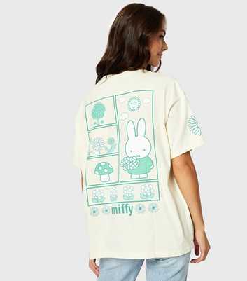 Skinnydip Cream Jersey Miffy Poster Print T-Shirt