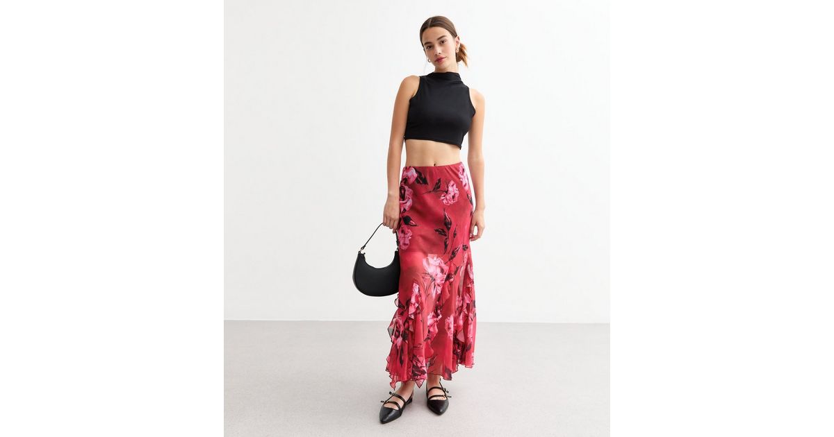 Ruthie Ruffle Skirt - Romany Rose Bow Eyelet main image 1