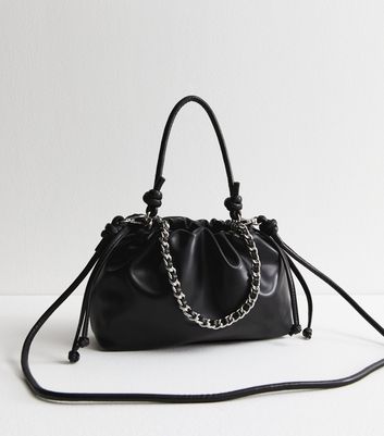 バッグ FULRA hand bag soho black leather y2k FULRA hand bag soho black leather y2k バッグ