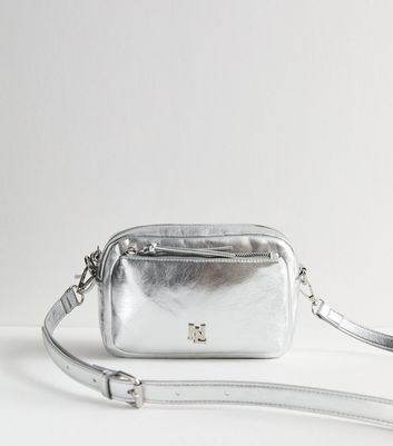 Silver cross body handbag sale