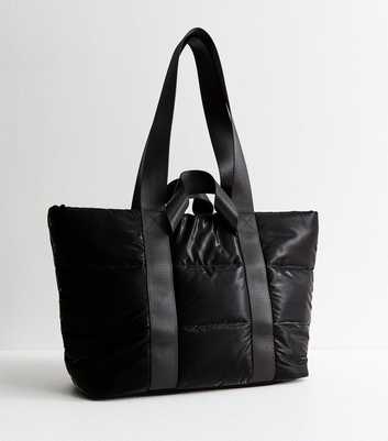 Black Padded Tote